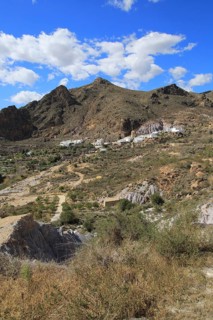 Huebro village, Sierra Alhamilla mountains, Nijar, Almeria, Spain, Europe