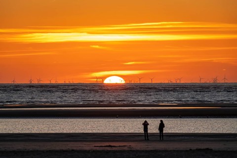 North Sea island of Langeoog, early summer, shortly after the first easing of the lockdown in the