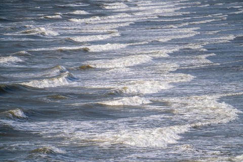 North Sea, waves, surf, stormy weather