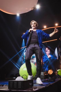 Vincent Groß at the Schlagernacht des Jahres live on Das Original Tour in the Berlin Uber Arena on