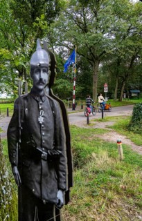 The so-called Green Border, at the former border crossing Grenzweg near Straelen-Kastanienburg and