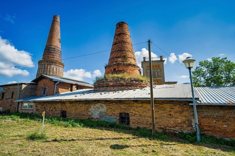 Historic lime kilns, Wriezen, Brandenburg, Germany, Europe