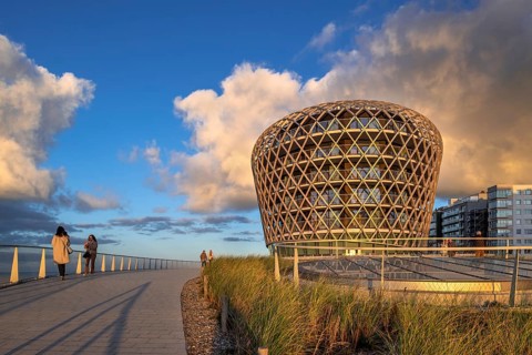SILT venue housing casino, hotel and restaurant in seaside resort Middelkerke along the North Sea