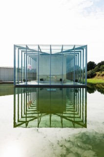Art Museum and Langen Foundation, architect Tadao Ando, near Neuss, North Rhine-Westphalia,