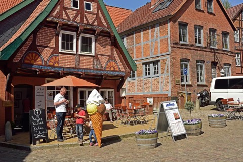 Deutschland, Schleswig-Holstein, Lauenburg, ältestes Haus der Stadt, 1513