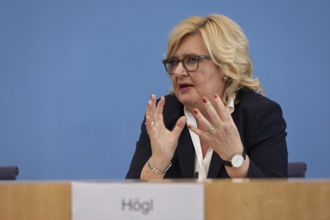Eva Högl, Parliamentary Commissioner for the Armed Forces, recorded during the presentation of the