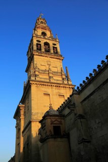 Cathedral belfry bell tower, Toree del Laminar, Great Mosque, Cordoba, Spain, Europe