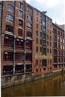 Europe, Germany, Hamburg, City, Neustadt, Herrengrabenfleet, historic ensemble of office buildings,
