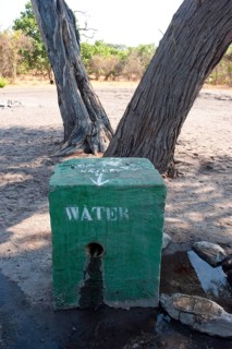 Secured waterhole against baboons, water, drinking water, security, waterhole, tap water, camping,