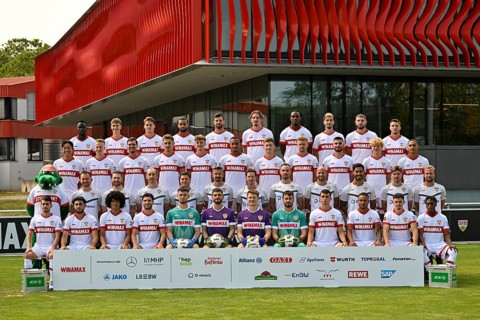 Team photo VfB Stuttgart season 2024 2025 squad professionals