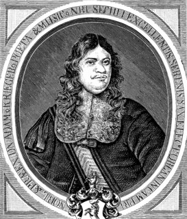 Adam Krieger (1634-1666), composer and author of sonnets, wine and love songs, accompaniment with