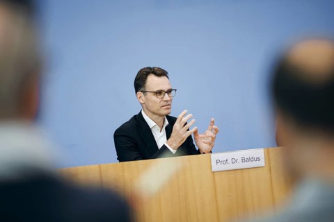 Stephan Baldus, Clinic Director at the Heart Centre of Cologne University Hospital, recorded during