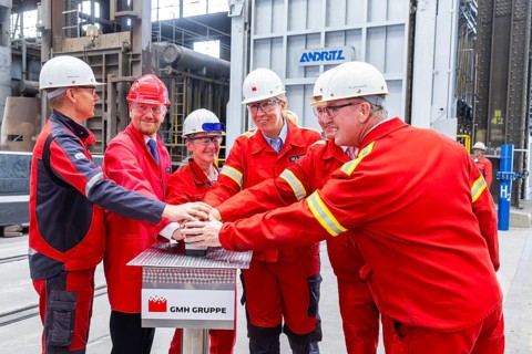 Minister President Michael Kretschmer takes part in the inauguration of a hydrogen-capable forging