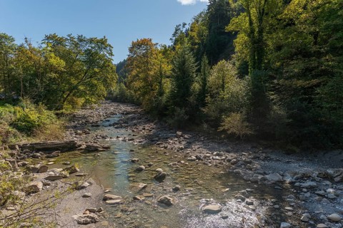 Dornbirner Ach, Dornbirn, Vorarlberg, Austria, Europe