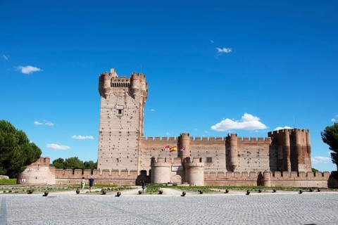 Castillo de La Mota, medieval castle and fortress in Medina del Campo, province of Valladolid,