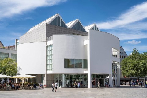 The town hall, museum of local history, tourist information and catering on Münsterplatz, Ulm,