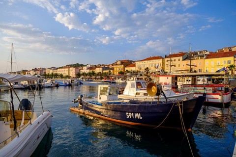 Harbour, Mali Losinj, Island of Losinj, Kvarner Gulf Bay, Croatia, Europe