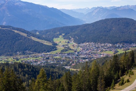 Panoramic view of Seefeld in Tyrol