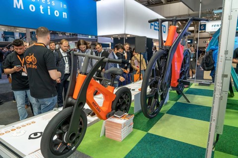 First day at the Hannover Messe 2022, industrial trade fair, after a 2-year corona break, IGUS