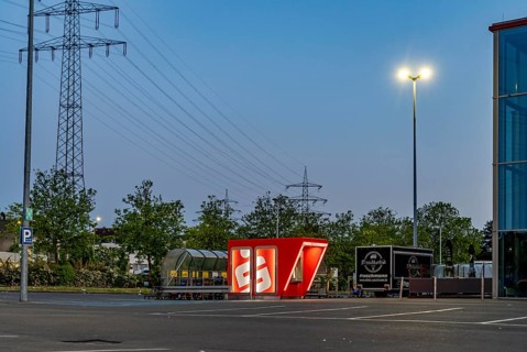New ATM on the site of a shopping centre in Mülheim-Dümpten, free-standing, should be blast-proof,