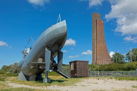 U-boat U 995, naval memorial, Laboe, Schleswig-Holstein, Germany, Europe