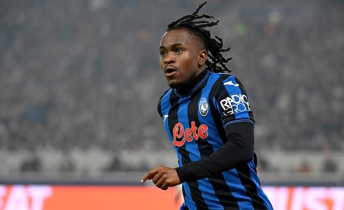 Goal celebration Ademola Lookman Atalanta BC Bergamo (11) Champions League, MHPArena, MHP Arena