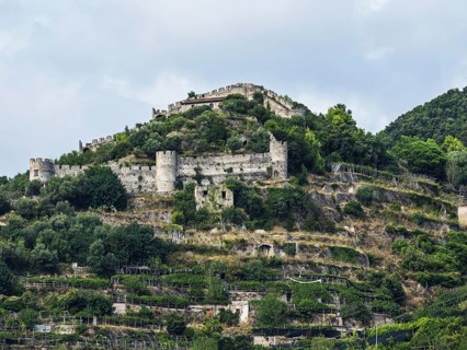 Castle of San Nicola de Thoro Plano, Maiori, Amalfi Coast, Salerno, Campania, Italy, Europe