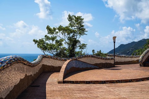 Villa Comunale Vietri sul Mare, Vietri sul Mare, Amalfi Coast, Salerno, Campania, Italy, Europe