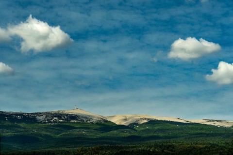 South face of Mont Ventoux (1910m) . Vaucluse. Provence-Alpes-Côte d'Azur. France