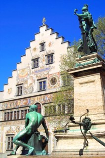 Town Hall, Lindau, Lake Constance, Lindau am Bodensee, Baden-Württemberg, Germany, Europe