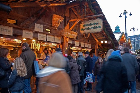 Hamburg, Weihnachtsmarkt, Rathaus