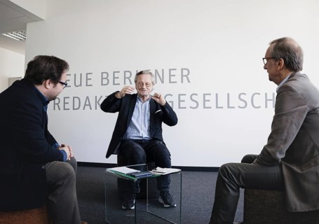 Peter Brandt, recorded during an interview at the NBR office in Berlin. 09.05.2022