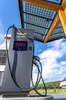 E-fuelling station on the site of the former Lohberg colliery in Dinslaken, 4 300 kW fast-charging