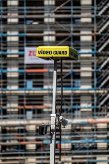 Construction site, at the Cologne Trade Fair Centre, new construction of a high-rise office