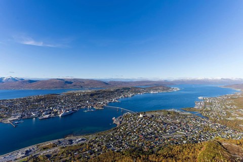 View of Tromso, September 2024, Norway, Europe