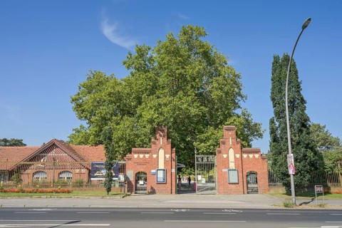 Entrance to the Botanical Garden, Unter den Eichen, Lichterfelde, Steglitz-Zehlendorf, Berlin,