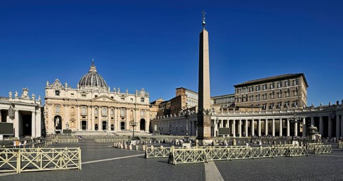 St Peter's Cathedral, St Peter's Basilica, obelisk, Vatican palaces, St Peter's Square, Vatican,