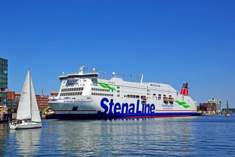 Europe, Germany, Schleswig-Holstein, Kiel, state capital, Baltic Sea, harbour, Schwedenkai, Stena