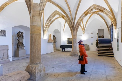 Exhibition on the history of the town, Pirna, Saxony, Germany, Europe