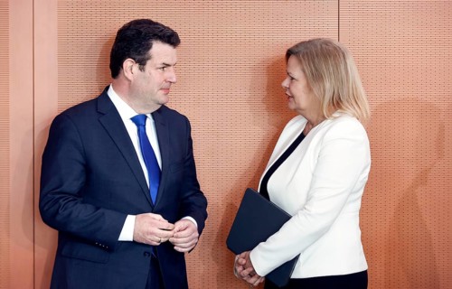 Hubertus Heil, Federal Minister of Labour and Social Affairs and Federal Minister of the Interior