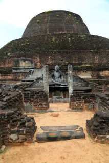 Pabula Vihara temple, UNESCO World Heritage Site, the ancient city of Polonnaruwa, Sri Lanka, Asia