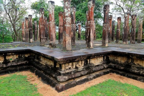 UNESCO World Heritage Site, the ancient city of Polonnaruwa, Sri Lanka, Asia, building in the