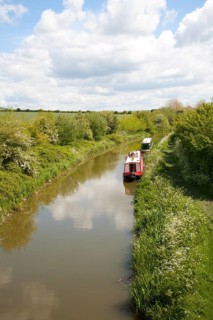 Kennet and Avon canal stretch between All Cannings and Alton Barnes, Vale of Pewsey, Wiltshire,