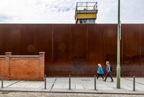 Berlin Wall Memorial, sight and reminder of the division by the Berlin Wall and of the fatalities