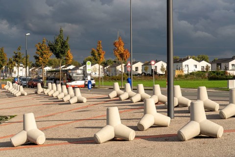 New urban quarter Graf Bismarck and Stölting Marina, on the Rhine-Herne Canal, residential and