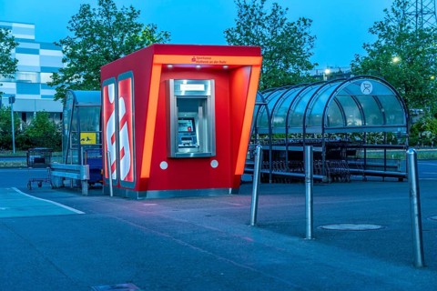 New ATM on the site of a shopping centre in Mülheim-Dümpten, free-standing, should be blast-proof,