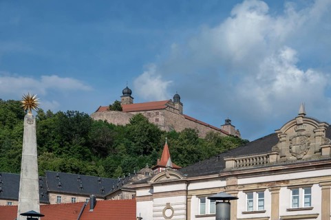 Plassenburg, mentioned in 1135, in 1557 the complex was expanded into a fortified Renaissance