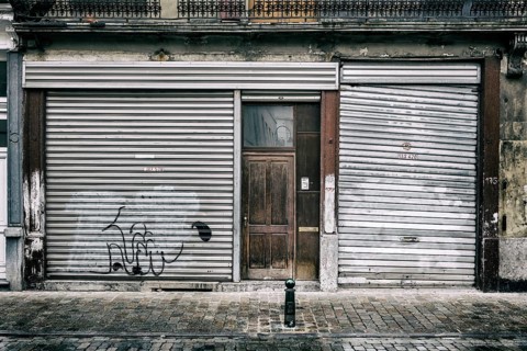 Former shop, closed, closed, closed, shop, shop, business, door, shop door, dilapidated, abandoned,