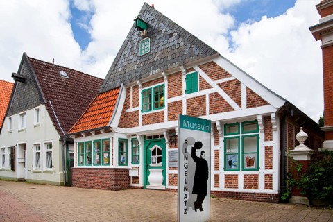 Ringelnatz Museum in the district of Ritzebüttel, North Sea spa town of Cuxhaven, North Sea coast,