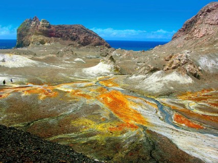 New Zealand, White Island, volcano, volcanism, geothermal area, White Island, New Zealand, Oceania